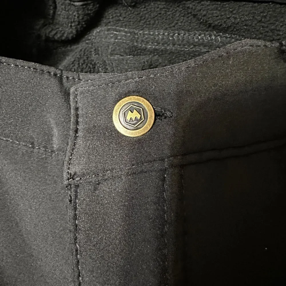 Mountain Hardwear Women’s Softshell Pants Small Black Fleece Lined - Picture 5 of 8